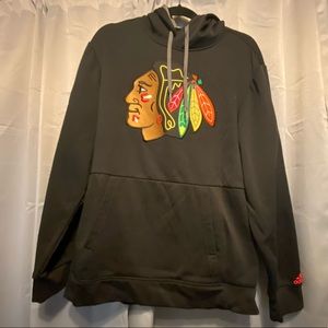 Men’s Adidas Embroidered Chicago Blackhawks Hoodie